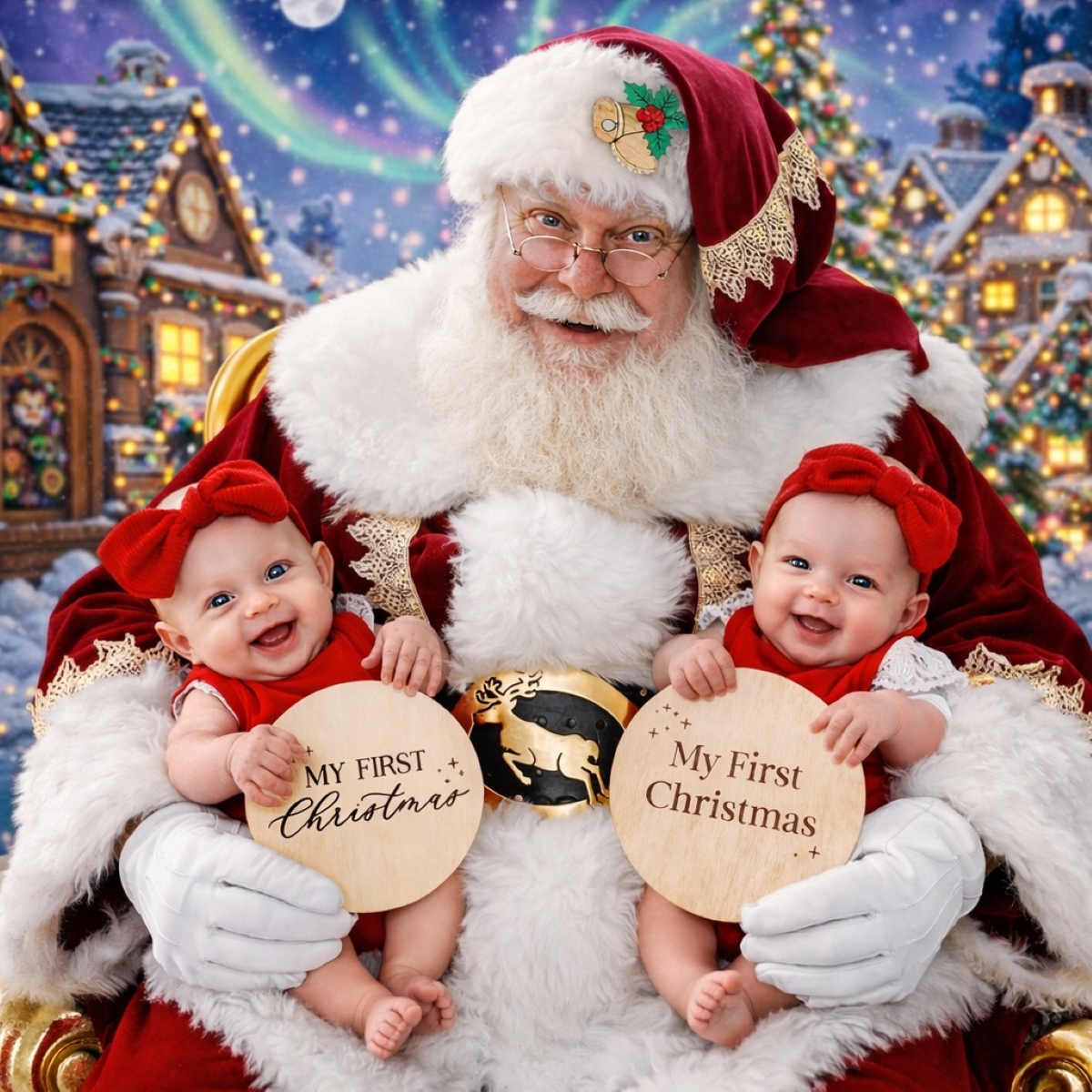 Santa photo set